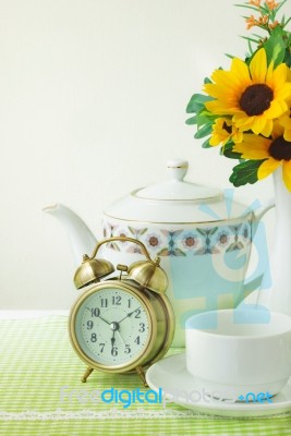 Morning Tea Stock Photo