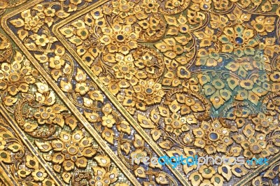 Mosaic Pattern Of Thai Style Stock Photo