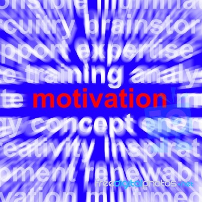 Motivation Word Stock Image