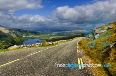 Mountain Road Stock Photo