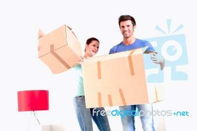 Moving House Stock Photo