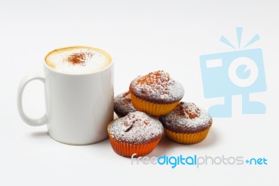 Muffins And Coffee Stock Photo