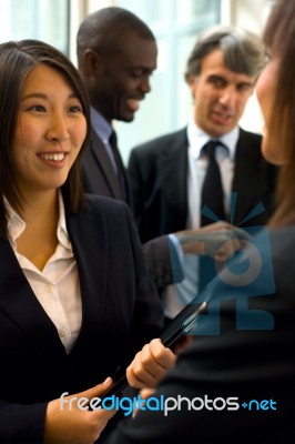 Multi Ethnic Business Team Stock Photo