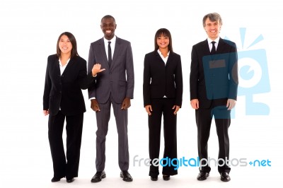 Multi-ethnic Team Stock Photo