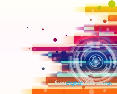 Multicolored Abstract Background Stock Image