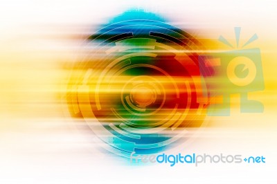 Multicolored Futuristic Abstract  Background Stock Image