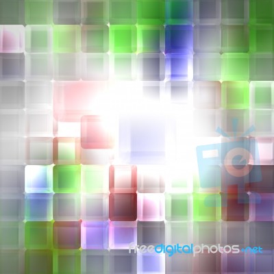 Multicolored Squares Background Stock Image
