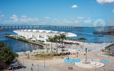 Museum Of Tomorrow In Rio De Janeiro, Brazil Stock Photo