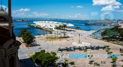 Museum Of Tomorrow In Rio De Janeiro, Brazil Stock Photo