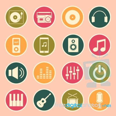 Music Icon Stock Image