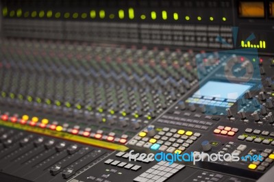 Music Mixer Stock Photo