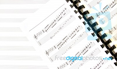 Music Scale Stock Image