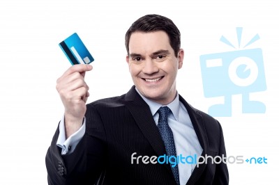 My New Cash Card ! Stock Photo