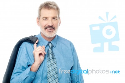 My Work Is Over! Stock Photo