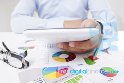 My Worktable Stock Photo