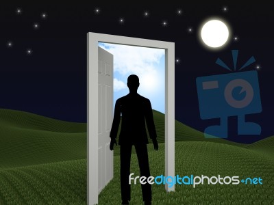 Mystery Doorway Indicates Doors Doubt And Unknown Stock Image Mystery Doorway Indicates Doors Doubt And Unknown Stock Image