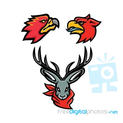 Mythical Creatures Mascot Collection Stock Image