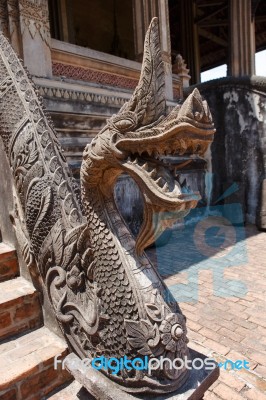 Naga Statue Stock Photo