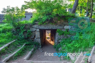 Namhansanseong Fortress In South Korea, Unesco World Heritage Site Stock Photo
