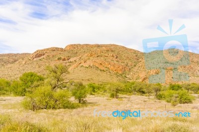 Namib Desert Landscape In Namibia Stock Photo