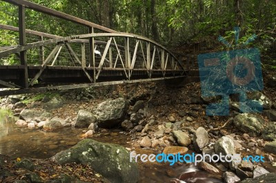 Natural Bridge Creek Stock Photo