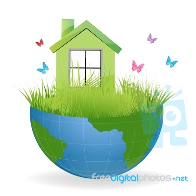 Natural Home Stock Image