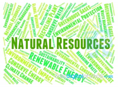 Natural Resources Represents Raw Material And Gas Stock Image