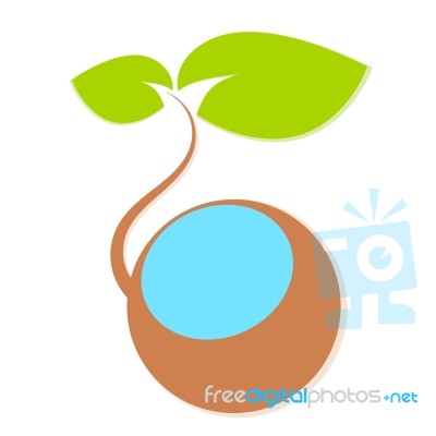 Nature Symbol Illustration Stock Image