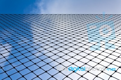 Net With Blue Sky Stock Photo Net With Blue Sky Stock Photo