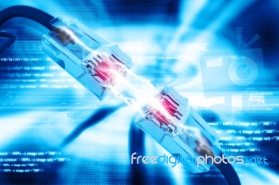 Network Cable Stock Image