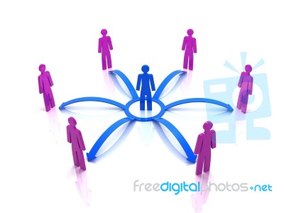 Network Concept Stock Image