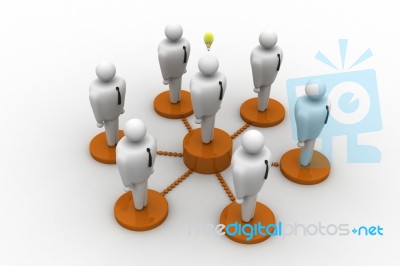Network With People Stock Image Network With People Stock Image
