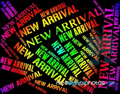 New Arrival Represents Latest Products And Buy Stock Image