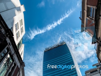 New Office Building In The City Of London Stock Photo