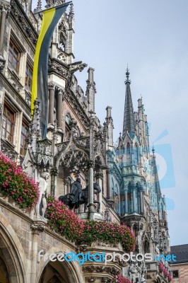 New Town Hall In Munich Stock Photo