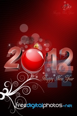 New Year 2012 Stock Image