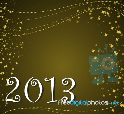 New Year 2013 Stock Image