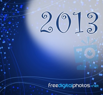 New Year 2013 Stock Image