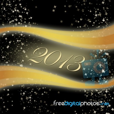 New Year 2013 Stock Image