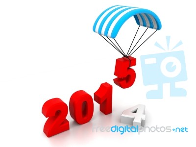 New Year 2015 Stock Image