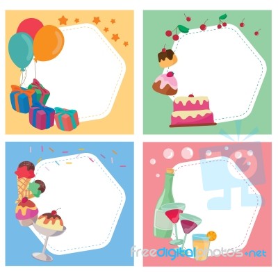 New Year Frame Background Stock Image