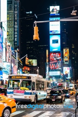 New York Times Square Stock Photo