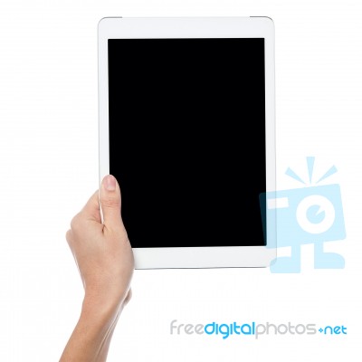 Newly Launched Tablet Device Stock Photo