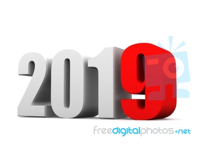 Newyear 2019 Stock Image