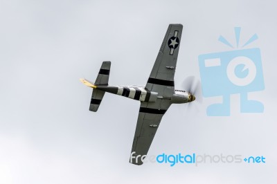 North American Tf-51d Mustang 44-84847 Stock Photo