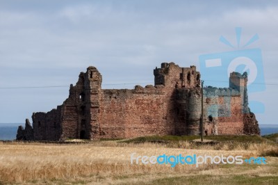 North Berwick, East Lothian/scotland - August 14 : View Of Tanta… Stock Photo