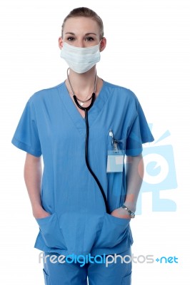 Nothing To Worry, Patient Is Recovering Stock Photo