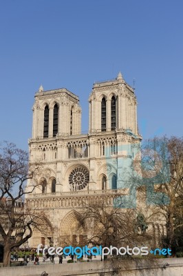 Notredame Cathedral Stock Photo