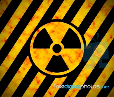 Nuclear Sign Stock Image