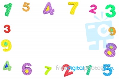 Number Puzzle  Stock Photo